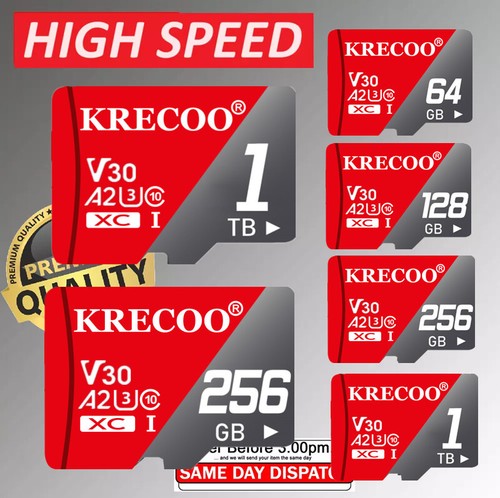 Memory card 128gb - 256gb, 1tb