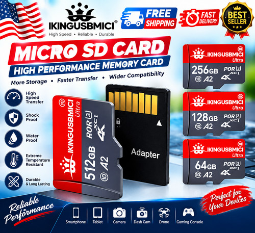Micro card 64gb 128gb - 128gb, 256gb
